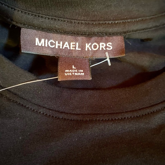💥Michael Kors Ribbon Logo Short Sleeve Tee💥 NWOT - Picture 3 of 7